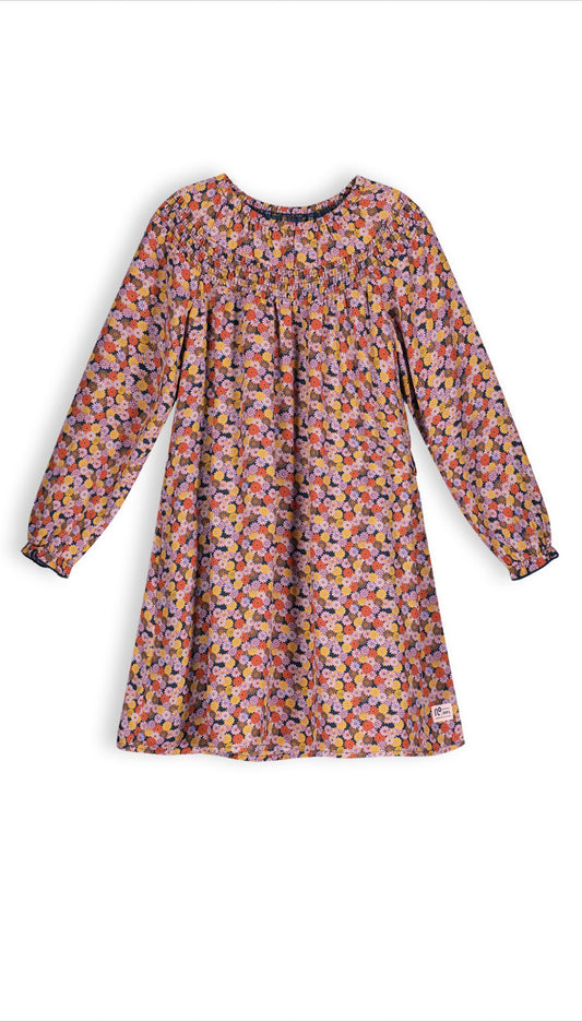 NoNo Manila Floral Dress with Belt