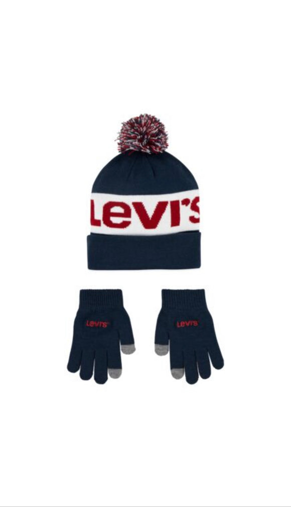 Levi’s Boy’s Hat & Gloves Set
