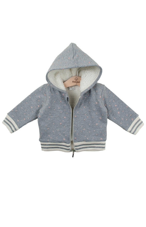 Babybol Baby Girl Grey Jacket