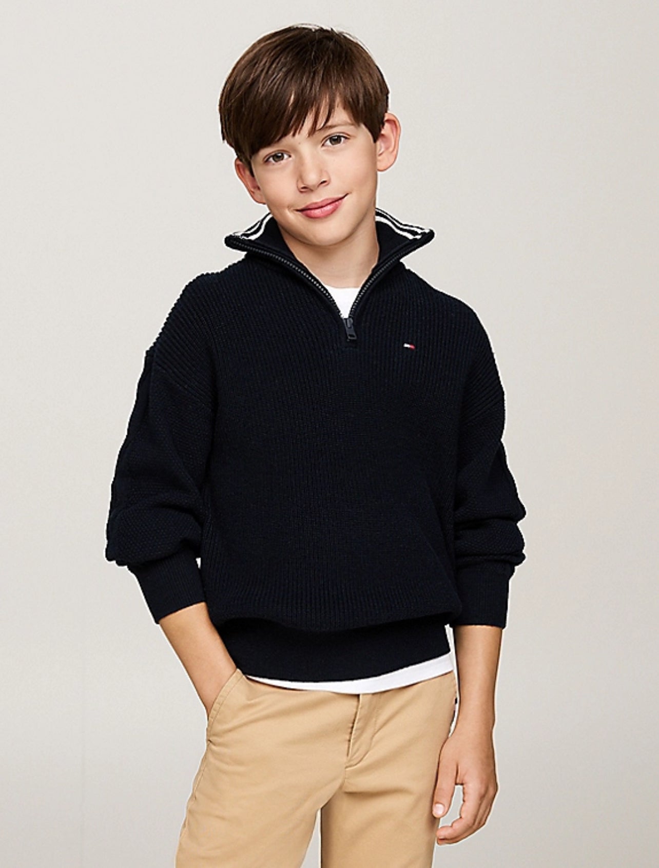 Tommy Hilfiger | Quarter Zip Turtle Neck Jumper