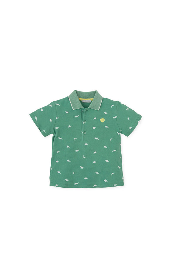 Tutto Piccolo | Green Polo Shirt