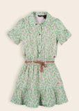 NoNo | Green Leaf Print Dress