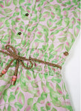 NoNo | Green Leaf Print Dress