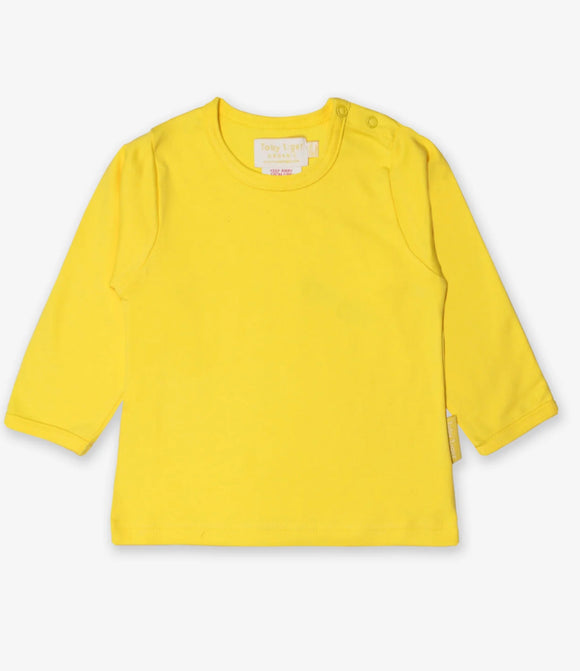Toby Tiger Organic Yellow T-Shirt