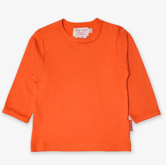 Toby Tiger Organic Orange T-shirt