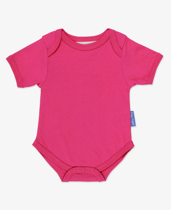 Toby Tiger Organic Pink Baby Body