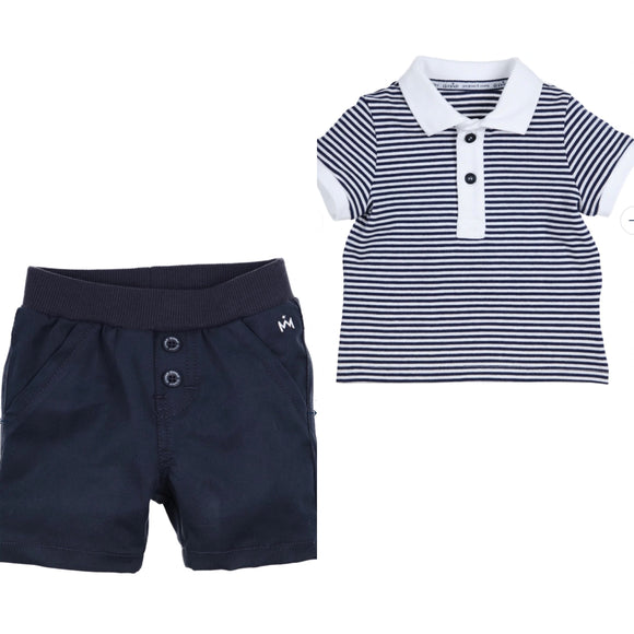 GYMP Navy Top and Short Set