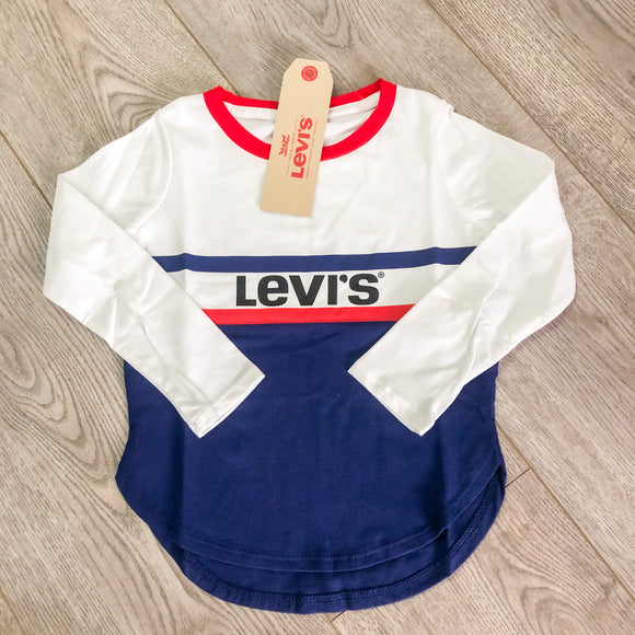 Levi’s Colour Block Tee in White