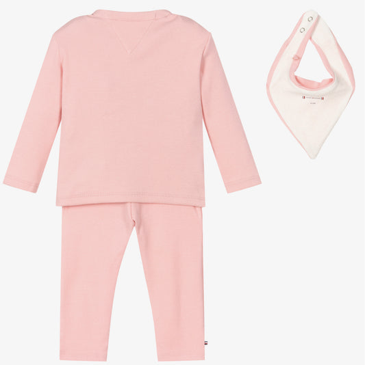 Tommy Hilfiger Baby Pink Leggings Set