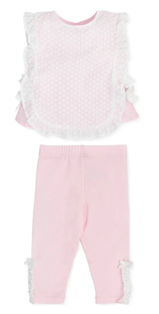 Tutto Piccolo Pink & White Lace Set