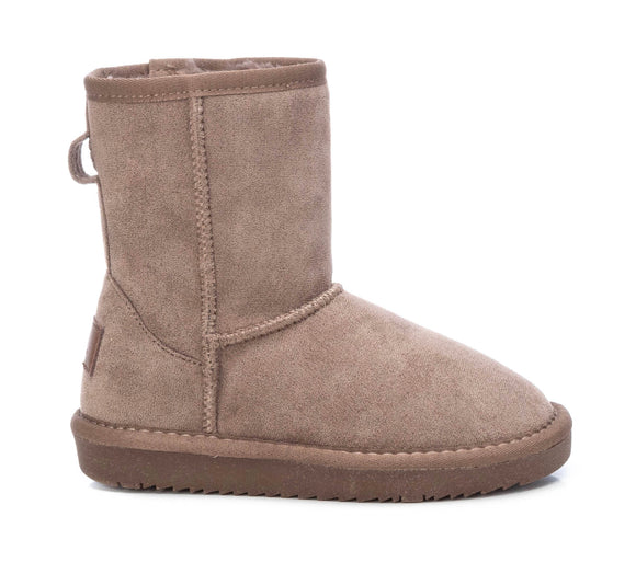 Xti | Taupe Textile Ankle Boot