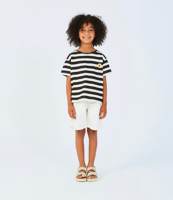 Compañia Fantastica Mini | Black Stripe T-shirt