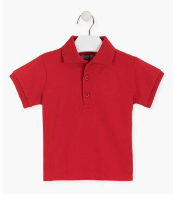 Losan Boy Red Polo Shirt