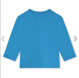 Timberland | Baby Boy Blue Enamel Long Sleeve T-Shirt