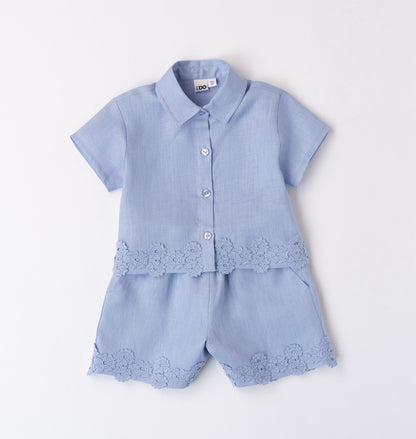 iDO | Blue Top & Short Set