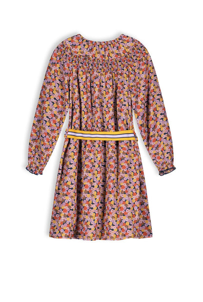 NoNo Manila Floral Dress with Belt