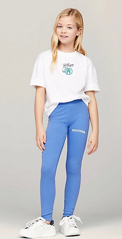 Tommy Hilfiger Monotype Leggings Blue Spell