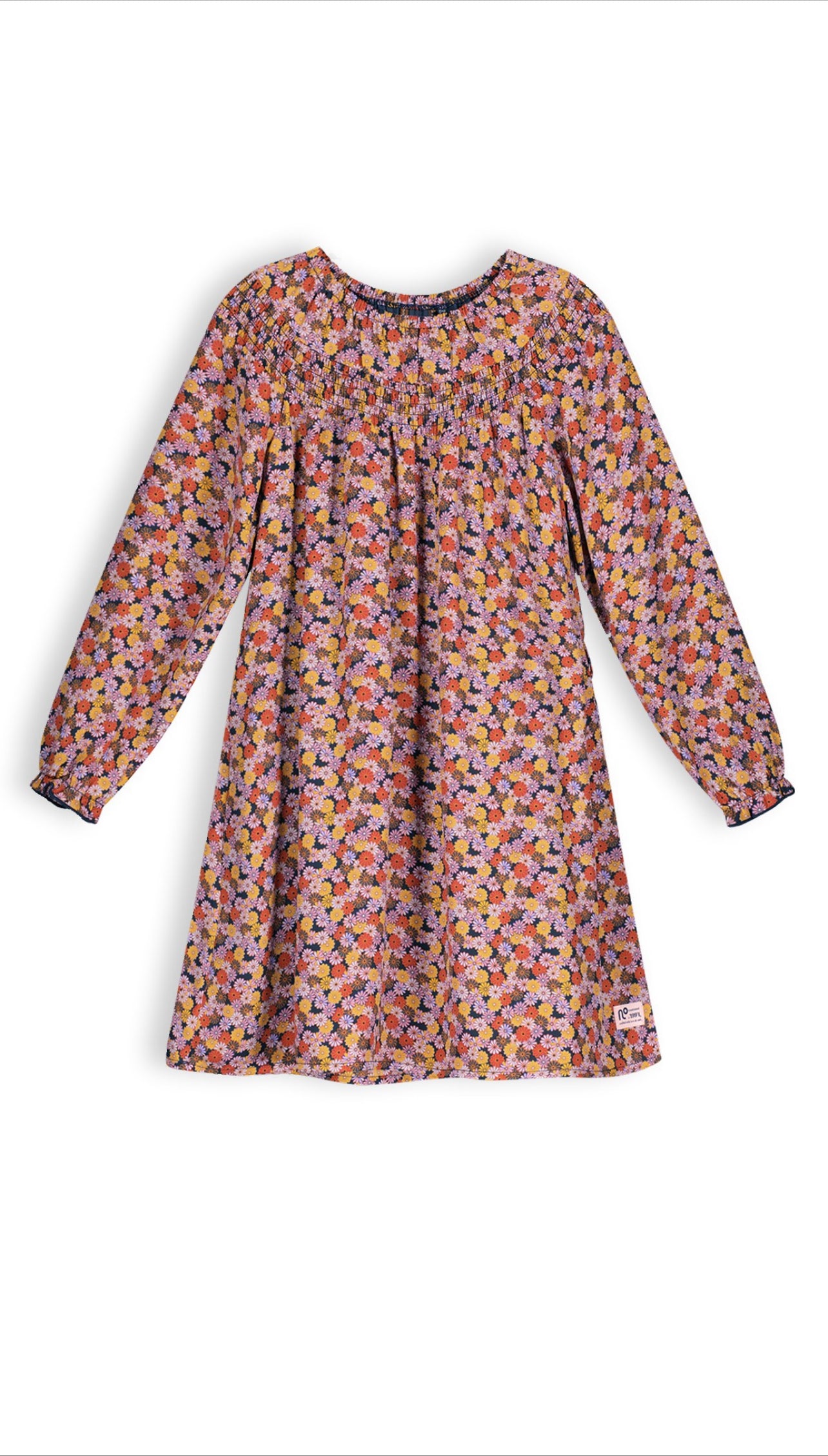 NoNo Manila Floral Dress with Belt