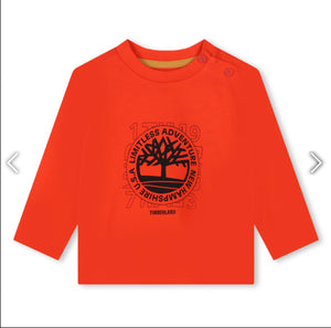 Timberland | Baby Boy Tangello Long Sleeve T-Shirt