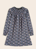 Nono | Moon Printed Floral Dress With Belt AOP Green