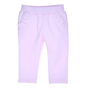 GYMP | Pink Trousers with Linen Trim