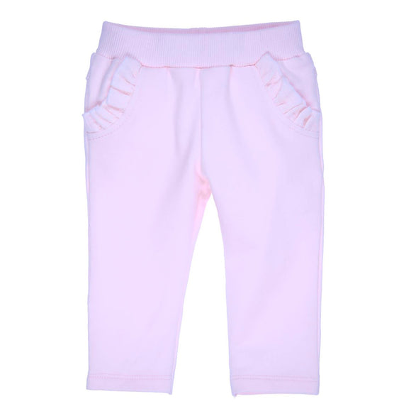 GYMP | Pink Trousers with Linen Trim