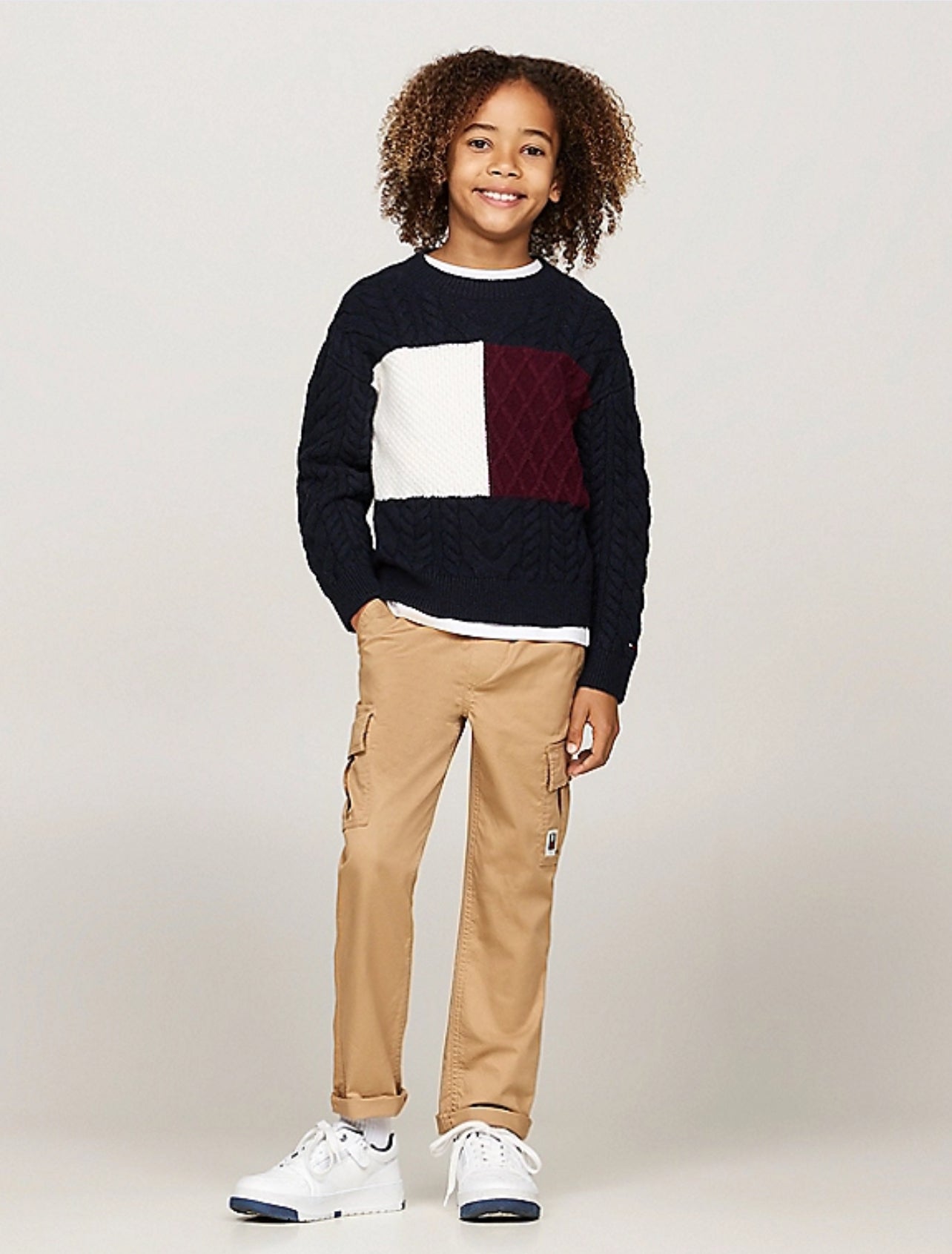 Tommy Hilfiger | Colour Block Cable Knit Jumper