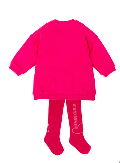 Agatha Ruiz De La Prada | Baby Pink Dress and Tights