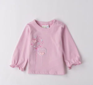 iDO | Pink Long Sleeve Top