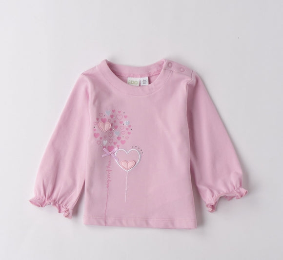 iDO | Pink Long Sleeve Top