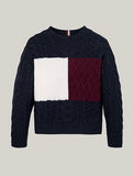 Tommy Hilfiger | Colour Block Cable Knit Jumper