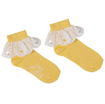 A*Dee | Lenni | Lemon Cake Ankle Sock