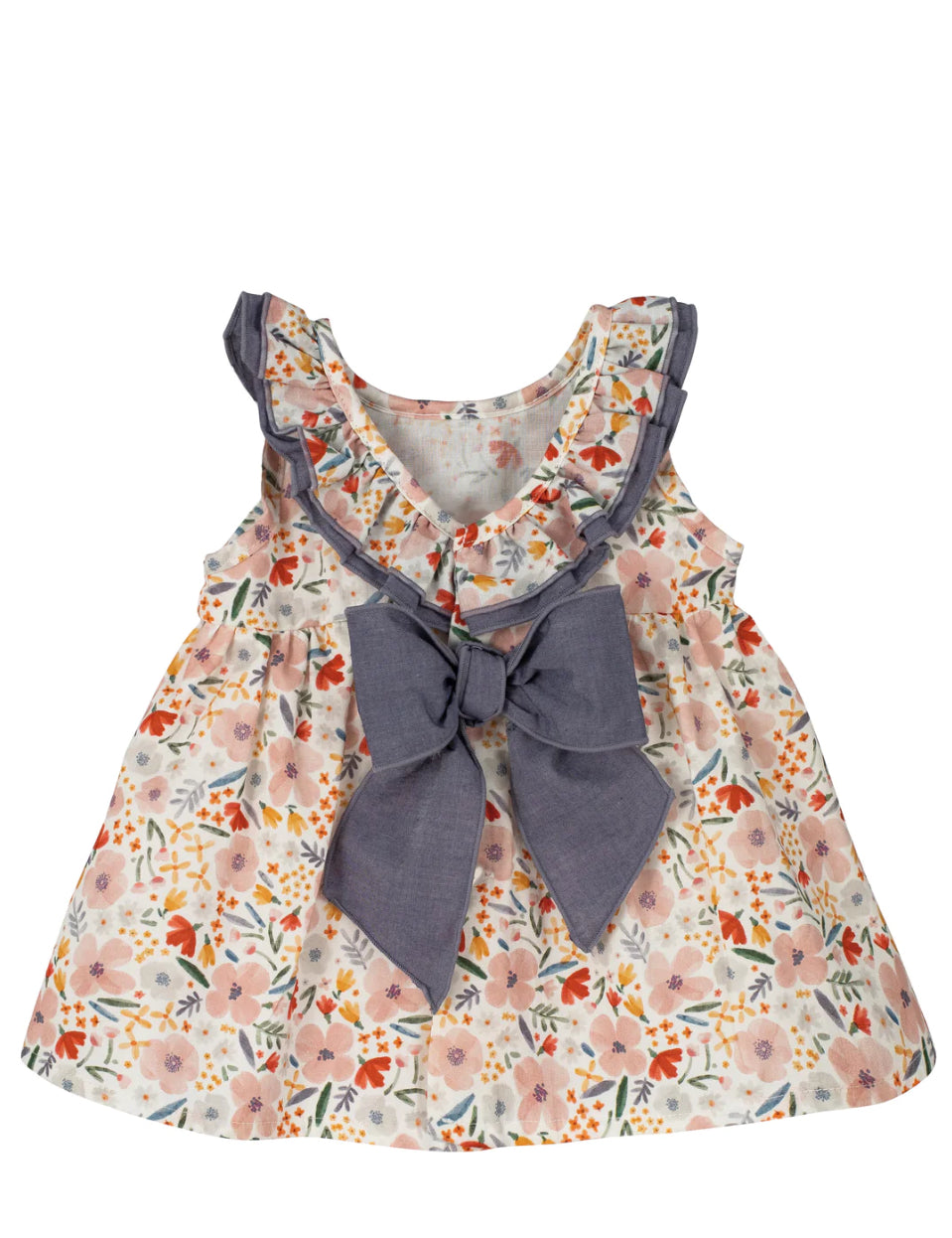 Calamaro | Dusky Coral Floral Dress