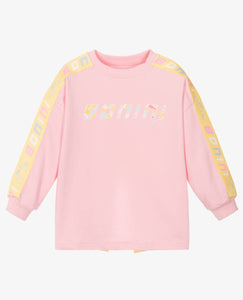 Bonini | Pink Split Back Sweater