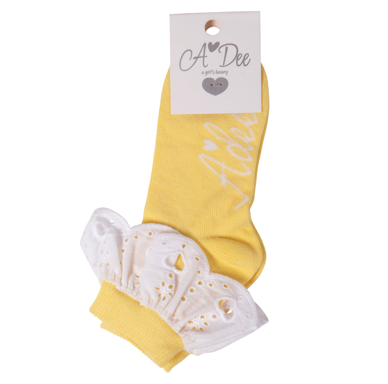A*Dee | Lenni | Lemon Cake Ankle Sock