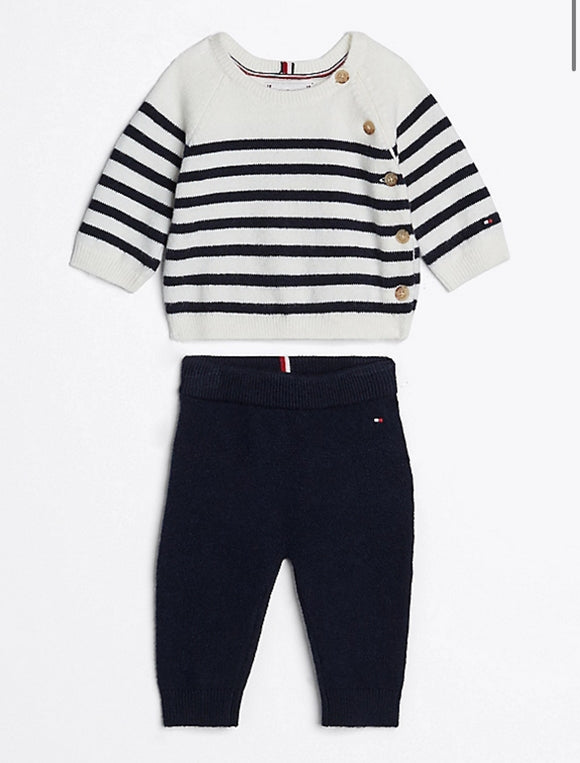 Tommy Hilfiger | Stripe Knit Jumper & Trouser Set