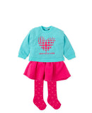 Agatha Ruiz De La Pravda | Pink & Blue Cotton Skirt Set