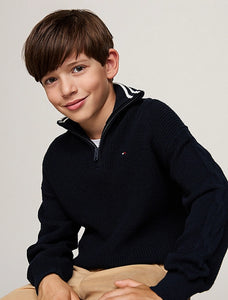 Tommy Hilfiger | Quarter Zip Turtle Neck Jumper