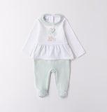 iDO | Baby Girl White & Mint 2-piece