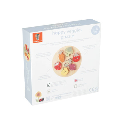 Orange Tree Toys - Happy Veggies Wooden Puzzle