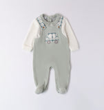 iDO | Green Car Babygrow