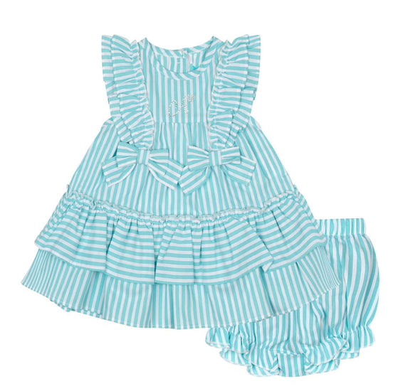 Little A | Kourtney | Stripe Seersucker Dress