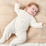 Dandelion | Cream Teddy Babygrow