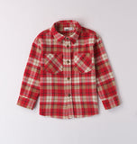 iDO| Boys Red Checked Shirt