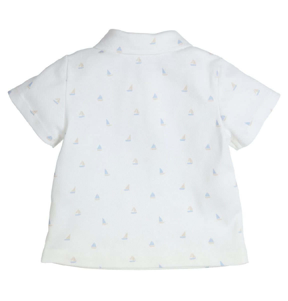 GYMP | Boy White Boat Polo Top