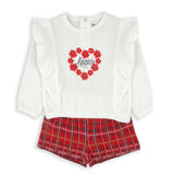 Babybol | Tartan Short Set