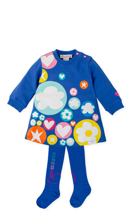 Agatha Ruiz De La Prada | Baby Blue Dress and Tights