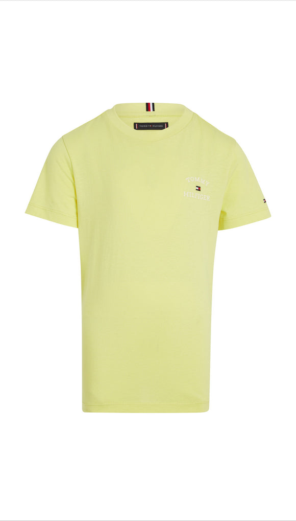 Tommy Hilfiger Crew Neck Tee Yellow Tulip