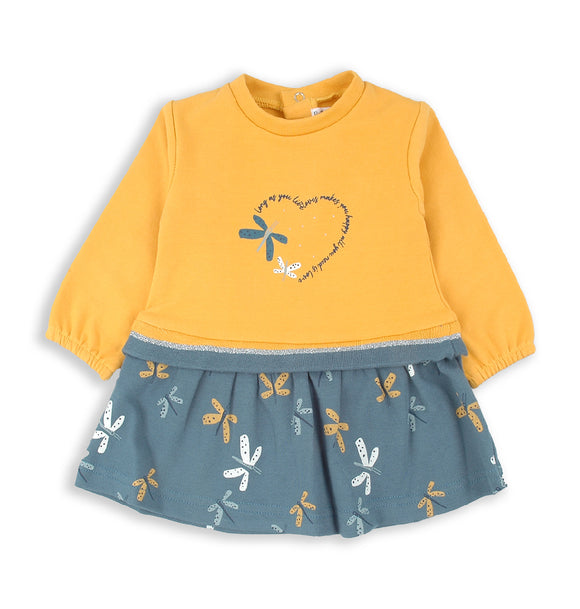 Babybol | Mustard Dress & Tights