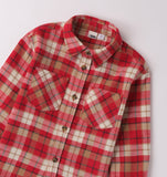 iDO| Boys Red Checked Shirt